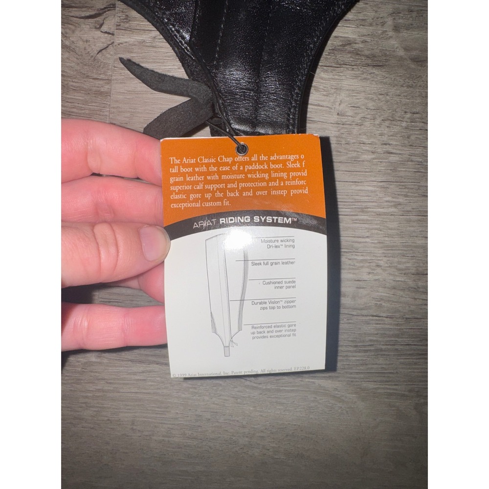 NWT Ariat Leather Riding Chaps - Picture 5 of 5